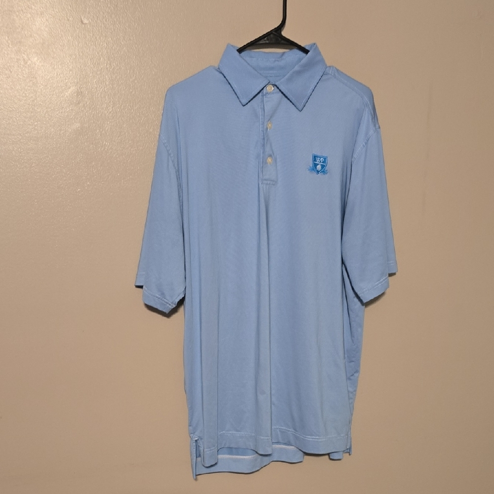 FootJoy Men's Light Blue Golf Polo Shirt Mens‎ Size Large